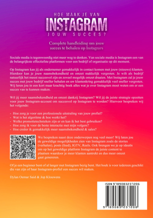 Hoe maak je van Instagram jouw succes?