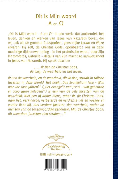 Dit is mijn woord A en Omega