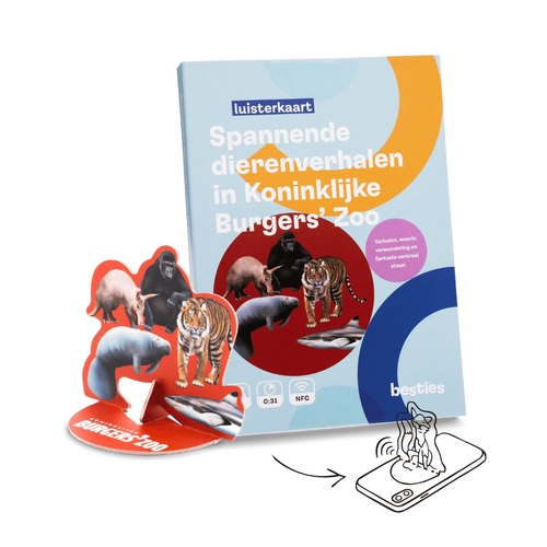 Spannende dierenverhalen in Koninklijke Burgers' Zoo Luisterverhaaltje incl. Bestie