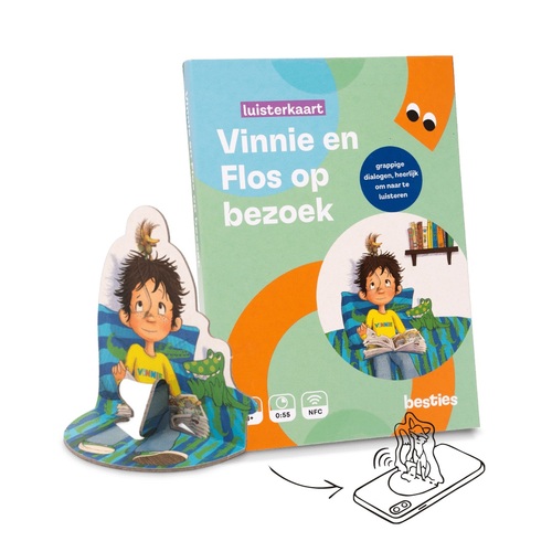 Vinnie en Flos op bezoek Luisterverhaaltje incl. Bestie