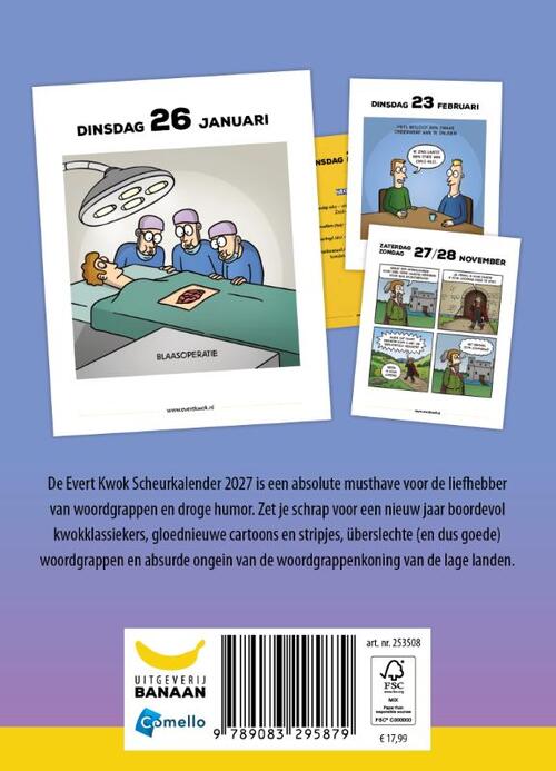 Evert Kwok Scheurkalender 2027