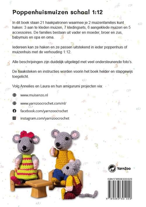 Familie Muis voor het Poppenhuis