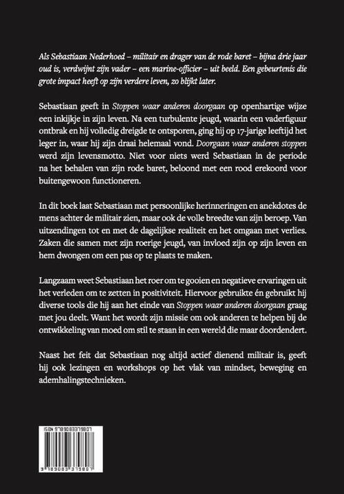 Stoppen waar anderen doorgaan