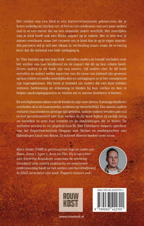 Vier handen op een lege buik