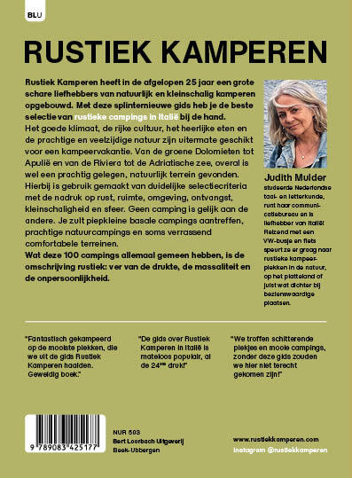 Rustiek kamperen Italië