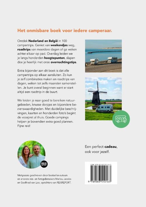 De 100 mooiste campertrips van Nederland & België