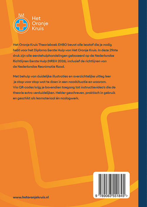 Het Oranje Kruis theorieboek EHBO