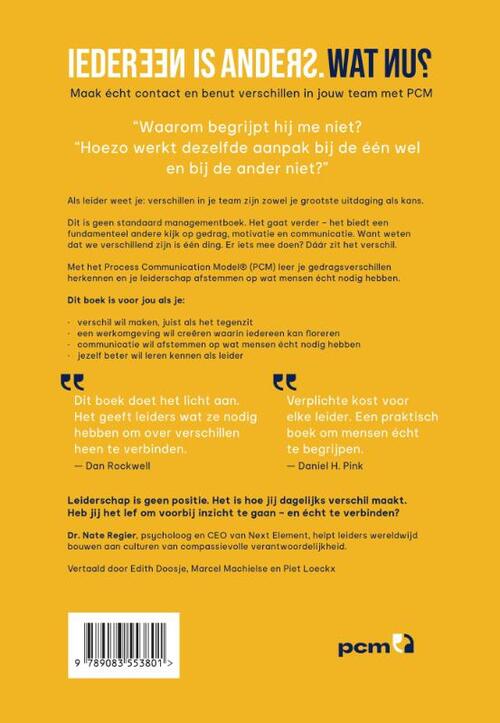 Iedereen is anders, wat nu?