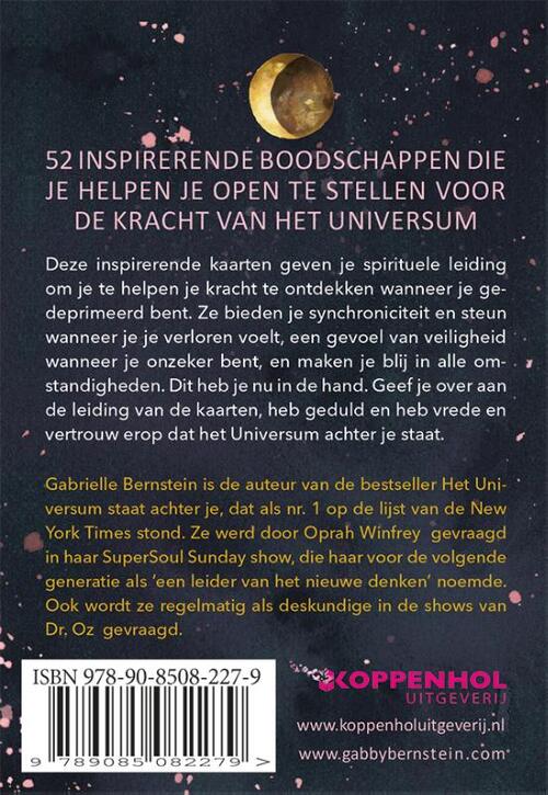 Het Universum staat achter je