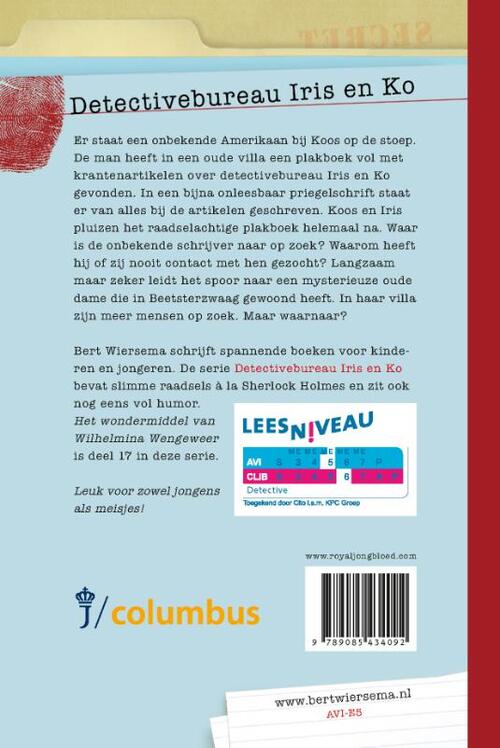 Het wondermiddel van Wilhelmina Wengeweer