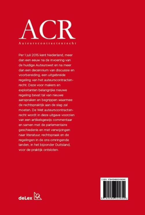 Auteurscontractenrecht (ACR)