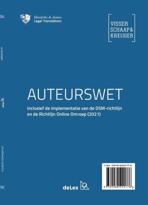 The Dutch Copyright Act