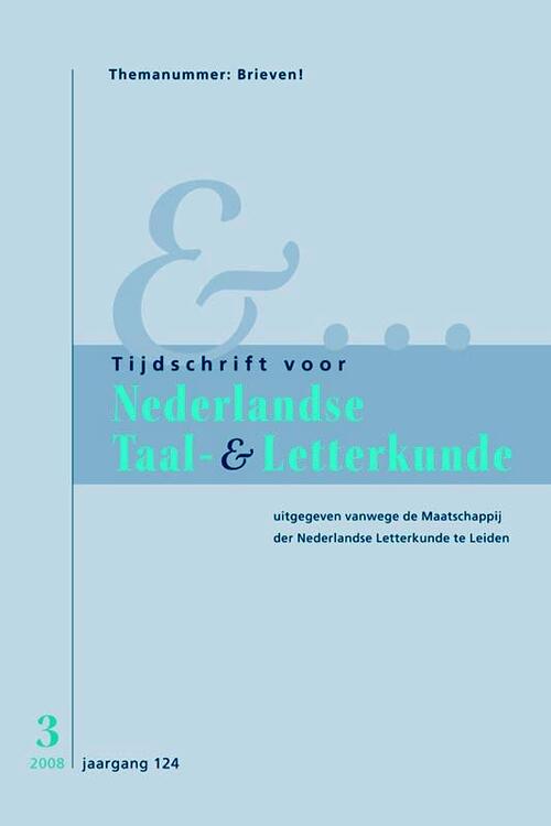 Tijdschrift voor Nederlandse Taal- en Letterkunde