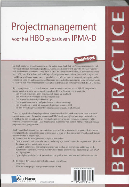 Projectmanagement op basis van IPMA-D