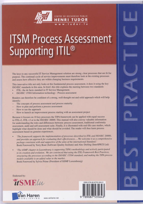 ITSM Process Assessment Supporting ITIL (english version)