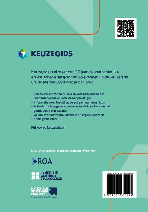 Keuzegids universiteiten 2024