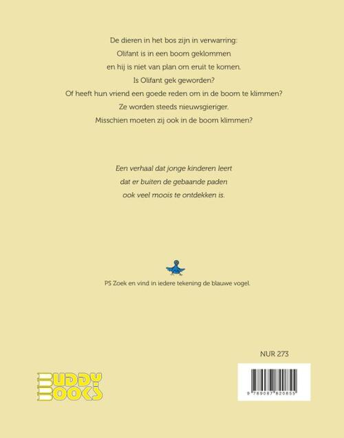 Er zit een olifant in de boom