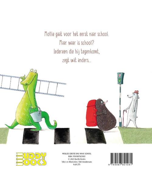 Mollies eerste dag naar school