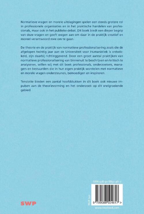 Praktijken van normatieve professionalisering