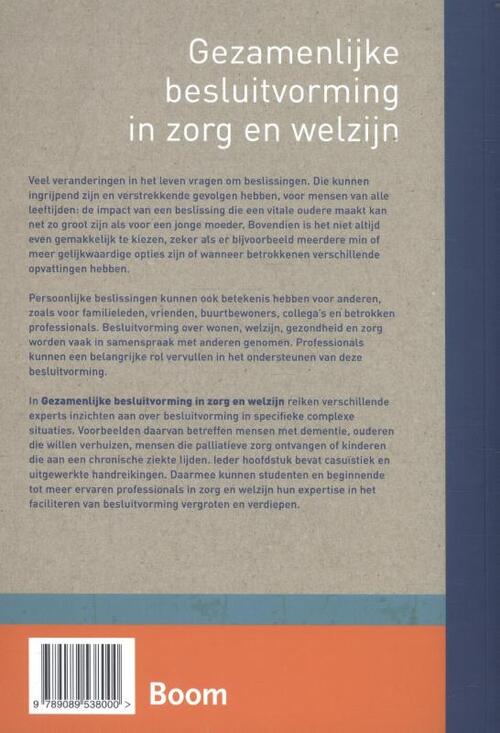 Gezamenlijke besluitvorming in zorg en welzijn