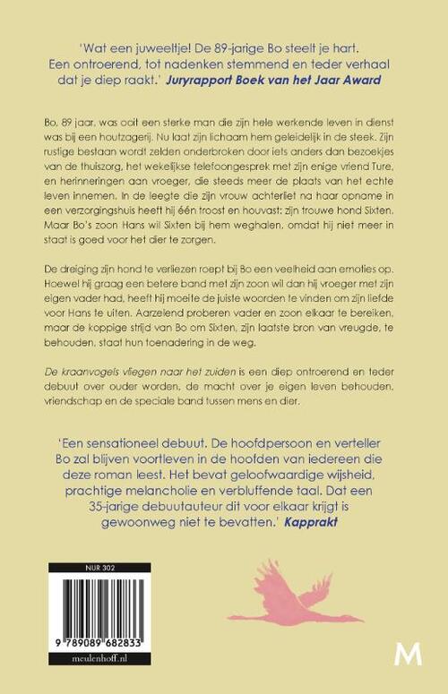 De kraanvogels vliegen naar het zuiden