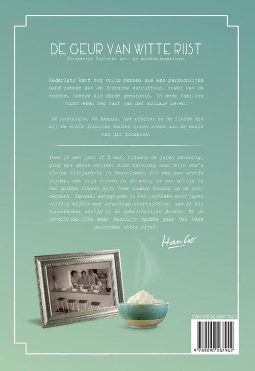 De geur van witte rijst