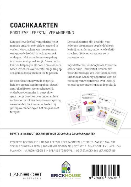 Coachkaarten positieve leefstijlverandering