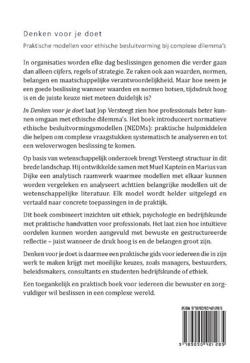 Denken voor je doet