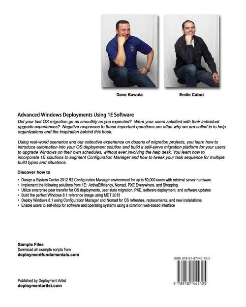 Advanced Windows Deployments Using 1e Software