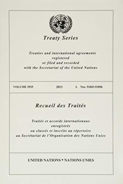 Treaty Series 2935 (English/French Edition)