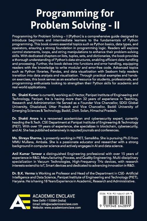 Programming for Problem Solving - II