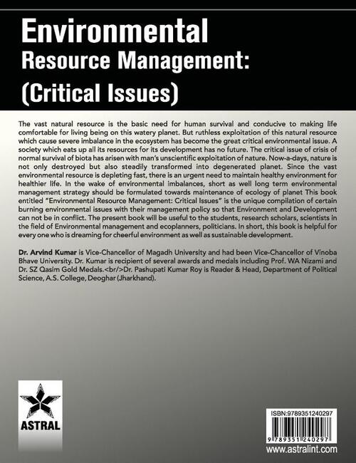 Environmental Resource Management: (Critical Issues)