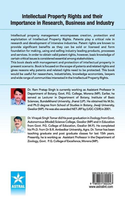 Intellectual Property Rights and Their Importance in Research, Business and Industry