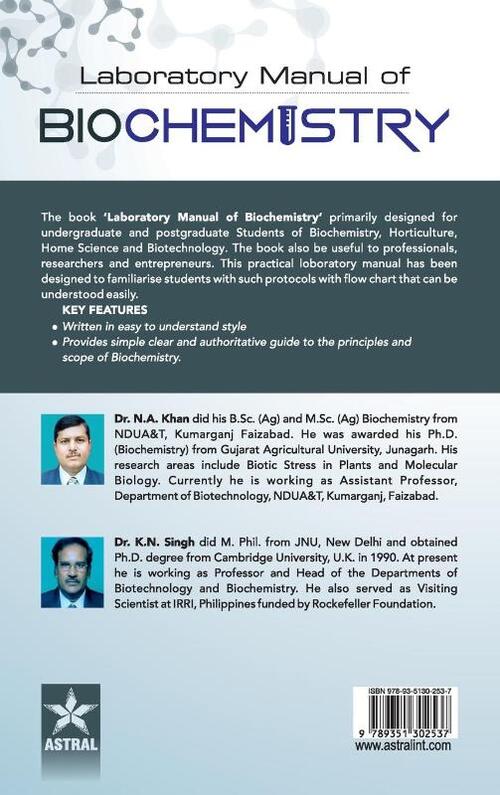 Laboratory Manual of Biochemistry