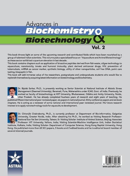 Advances in Biochemistry and Biotechnology (Vol. 2)