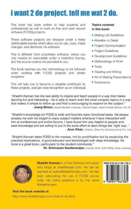 I Want 2 Do Project. Tell Me Wat 2 Do.