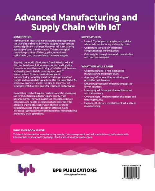 Advanced Manufacturing and Supply Chain with IoT