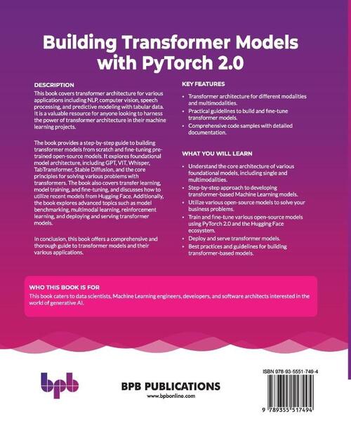 Building Transformer Models with PyTorch 2.0