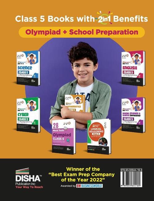 Olympiad Champs Mathematics Class 5 with Chapter-wise Previous 10 Year (2013 - 2022) Questions 5th Edition | Complete Prep Guide with Theory, PYQs, Past & Practice Exercise |