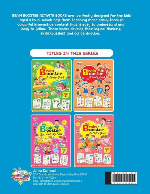 Brain Booster Activity Book - Age 3