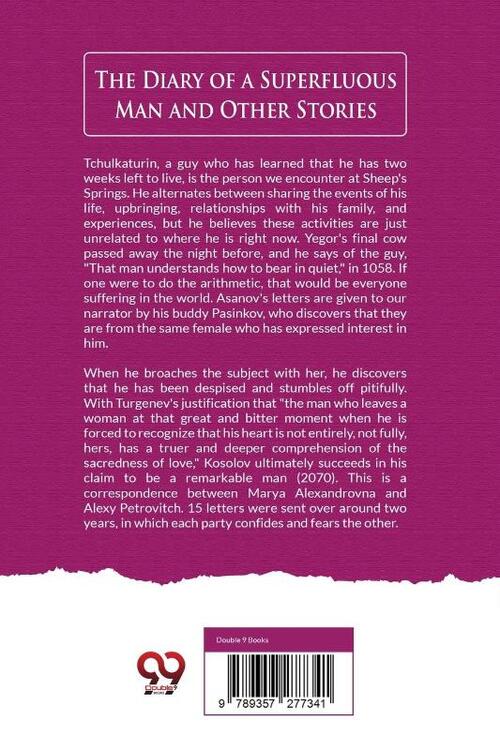 The Diary of a Superfluous Man and Other Stories