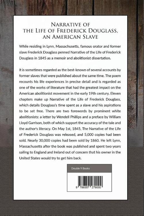 Narrative of the Life of Frederick Douglass, an American Slave