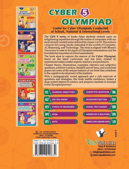 National Cyber Olympiad - Class 5(With OMR Sheets)
