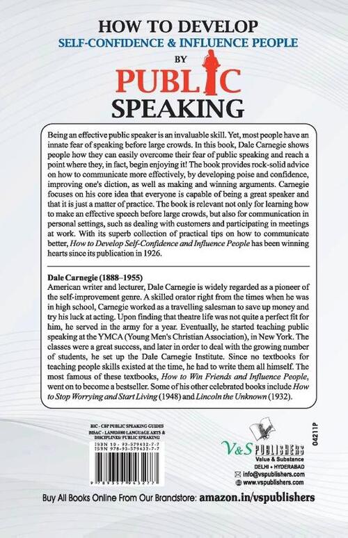 How to Develop Self-Confidence & Influence People By Public Speaking