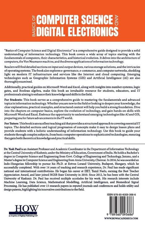 Basics of Computer Science and Digital Electronics