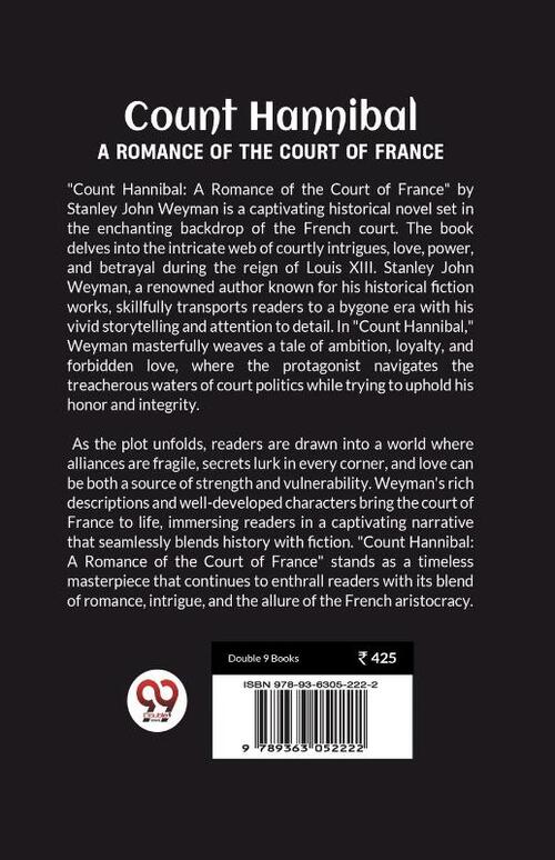 Count HannibalA Romance of the Court of France (Edition2024)