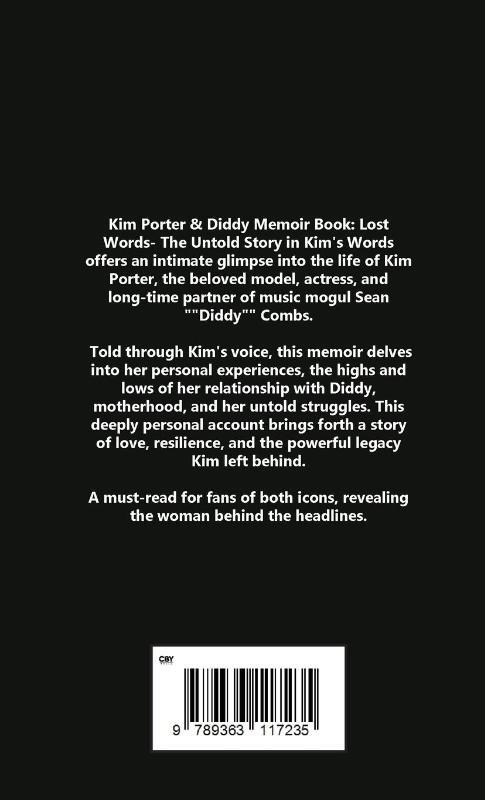 Kim Porter & Diddy Memoir - Lost Words Book