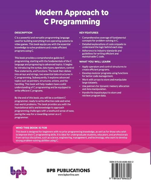 Modern Approach to C Programming
