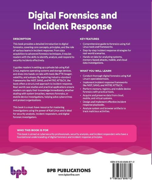 Digital Forensics and Incident Response