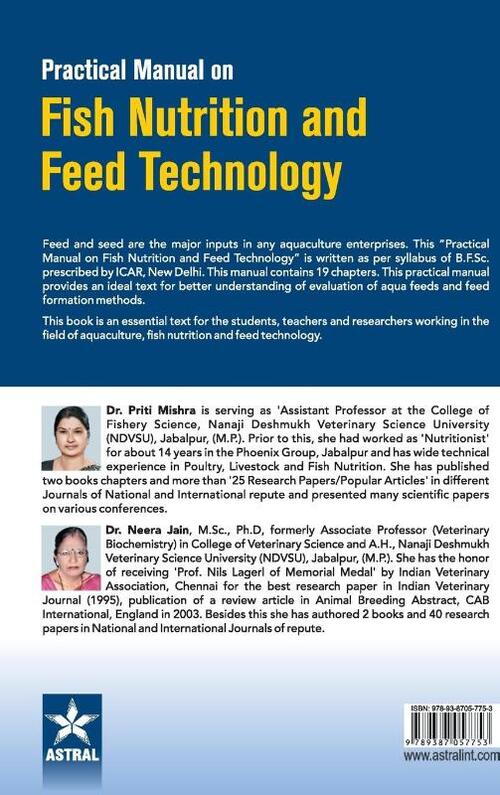 Practical Manual on Fish Nutrition and Feed Technology